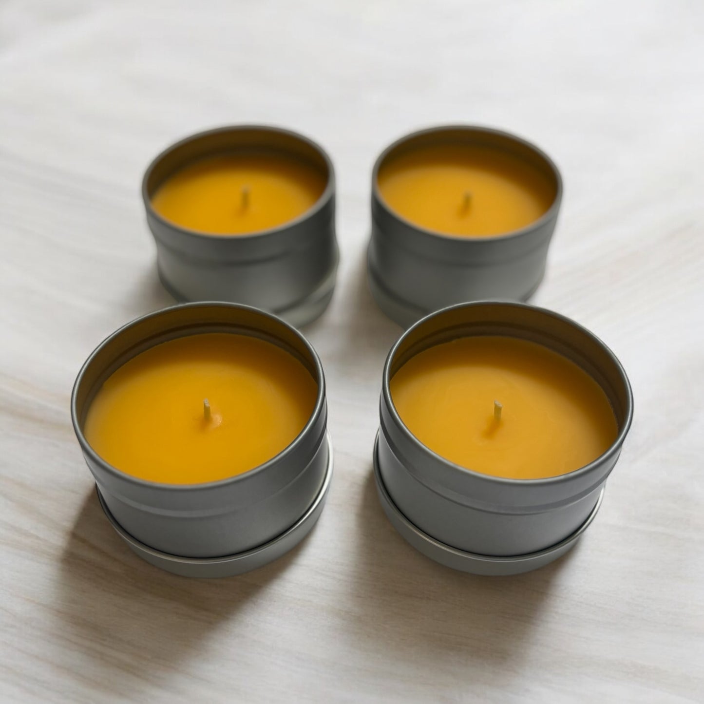 Outdoor Tin Candles