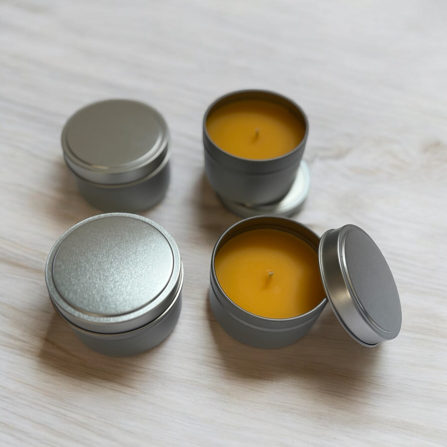 Outdoor Tin Candles