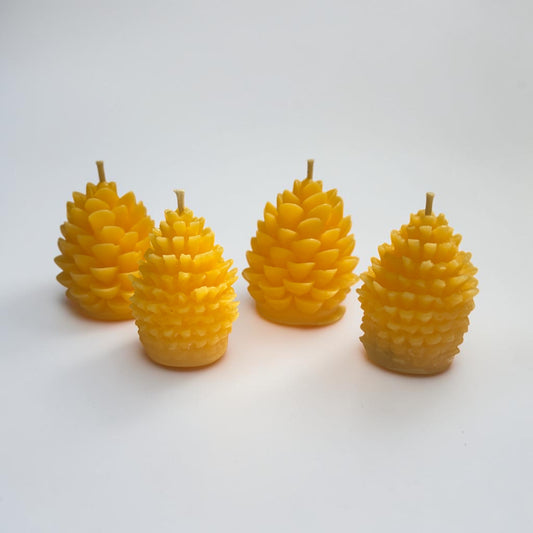 Pinecone Candles