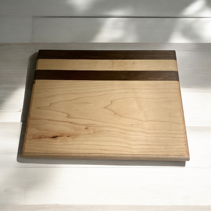 Maple & Walnut Wood Cutting Board